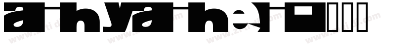 AiHYAiHei字体转换