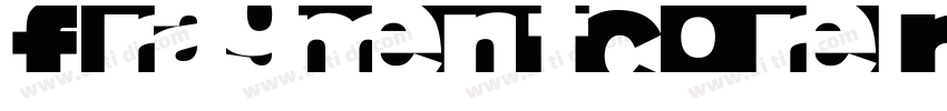 FragmentCoreRom字体转换