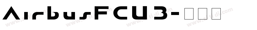 AirbusFCU3字体转换