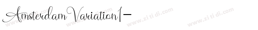 AmsterdamVariation1字体转换