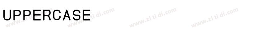 uppercase字体转换