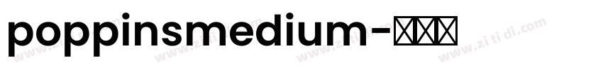 poppinsmedium字体转换