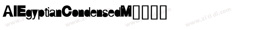 AIEgyptianCondensedM字体转换