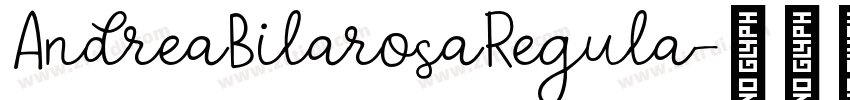 AndreaBilarosaRegula字体转换