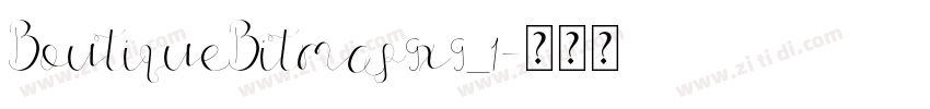 BoutiqueBitmap9x9_1字体转换