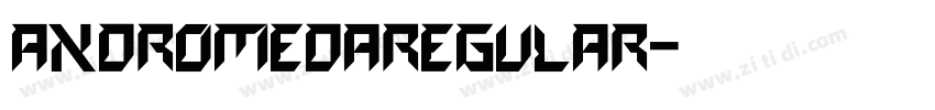 AndromedaRegular字体转换