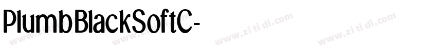 PlumbBlackSoftC字体转换 PlumbBlackSoftC字体转换