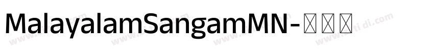 MalayalamSangamMN字体转换