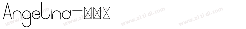 Angelina字体转换