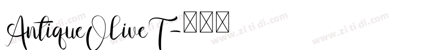 AntiqueOliveT字体转换