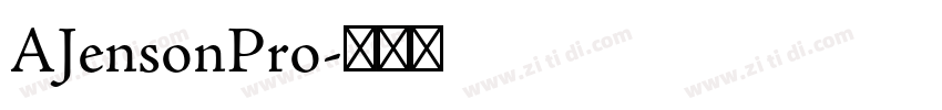AJensonPro字体转换