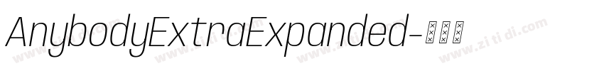 AnybodyExtraExpanded字体转换