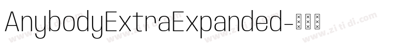 AnybodyExtraExpanded字体转换