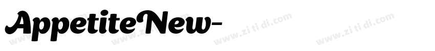 AppetiteNew字体转换