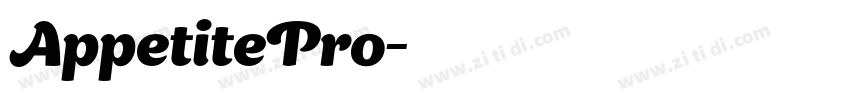 AppetitePro字体转换