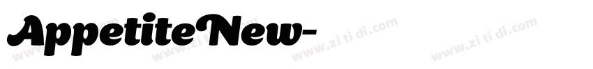 AppetiteNew字体转换