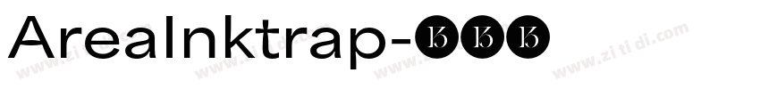 AreaInktrap字体转换