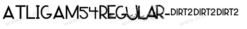 ATLIGAM54Regular字体转换
