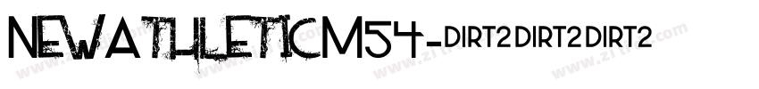 NewAthleticM54字体转换