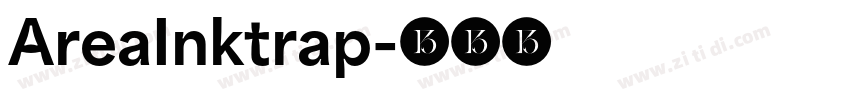 AreaInktrap字体转换