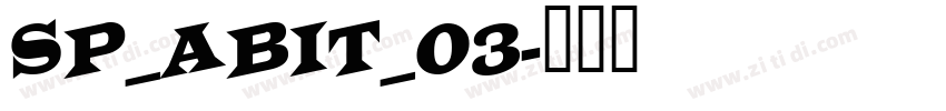 SP_Abit_03字体转换