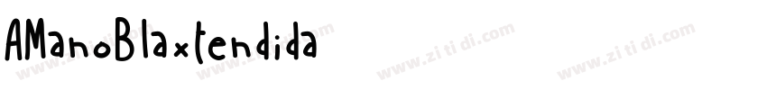 AManoBlaxtendida字体转换