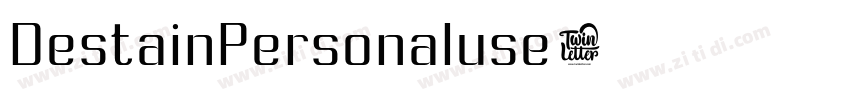 DestainPersonaluse字体转换