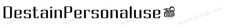 DestainPersonaluse字体转换