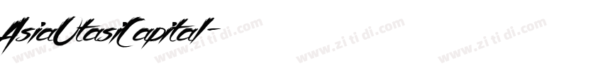 AsiaOtasiCapital字体转换