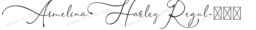 AsmelinaHarleyRegul字体转换