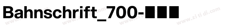 Bahnschrift_700字体转换