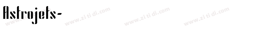 Astrojets字体转换