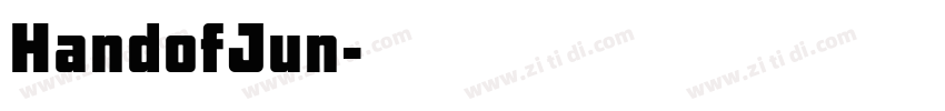 HandofJun字体转换