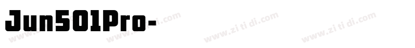 Jun501Pro字体转换