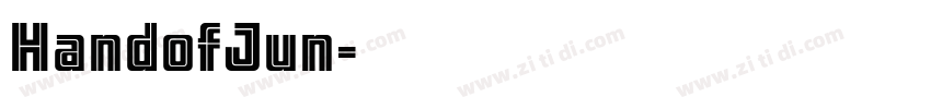 HandofJun字体转换