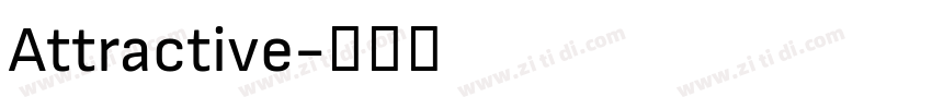 Attractive字体转换