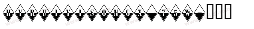 HYRuiYiSongX_75W字体转换