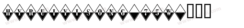HYRuiYiSong_75W字体转换