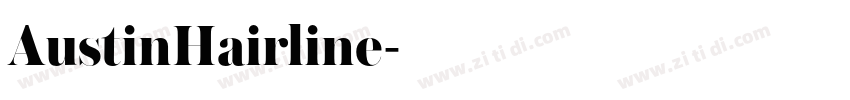 AustinHairline字体转换