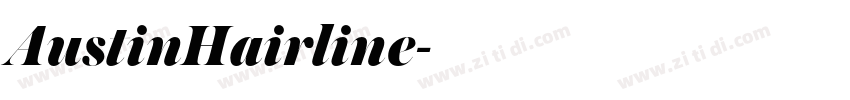 AustinHairline字体转换