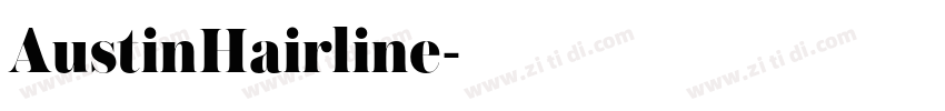 AustinHairline字体转换