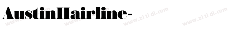 AustinHairline字体转换