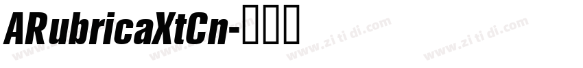 ARubricaXtCn字体转换