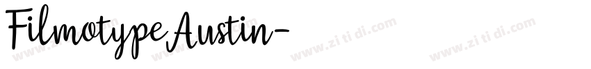 FilmotypeAustin字体转换