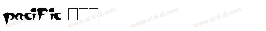 pacific字体转换
