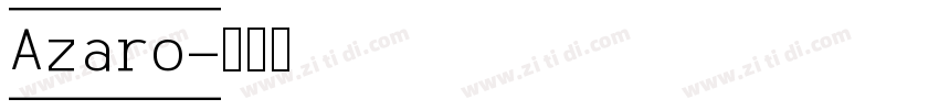 Azaro字体转换