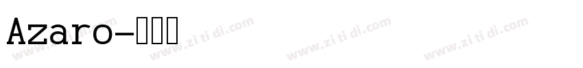 Azaro字体转换