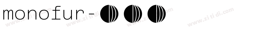 monofur字体转换