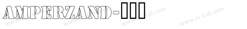 Amperzand字体转换