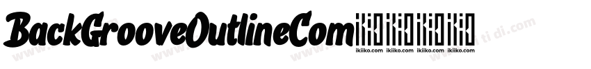 BackGrooveOutlineCom字体转换